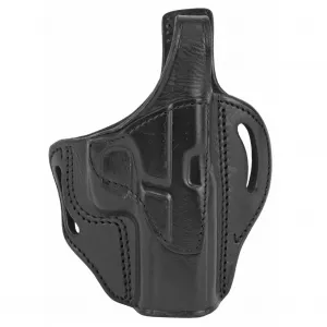 TAGUA GUN LEATHER Texas-Standoff RH Black Holster for Glock 17/22/31, Ruger SR9, Sig P220/P226 (TX-BH1-300)