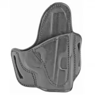 TAGUA GUN LEATHER Texas-Fort RH Black Holster for S&W M&P Shield/Springfield XDs (TX-EP-BH2-1010)