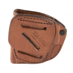 TAGUA GUN LEATHER 4-in-1 RH Brown Holster for Glock 43 (IPH4-357)