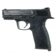 TALON GRIPS for Smith & Wesson M&P Full Size .22/9mm/.357/.40 Small Backstrap in Black Rubber (703R)