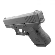 TALON GRIPS for Glock 26/27/28/33/39 Gen3 Black Textured Rubber Grip (105R)