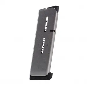 WILSON COMBAT Officers/Compact 1911 45 ACP 7rd Stainless Magazine with Standard Pad (47OX)