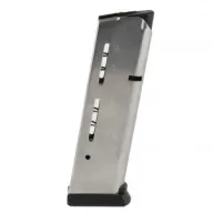 WILSON COMBAT Elite Tactical 8rd Magazine with Base Pad for Full Size 45 ACP 1911 (500)