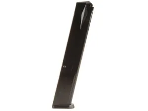 Les Baer Custom Magazine with Base Pad 1911 Officer 45 ACP 7-Round Stainless Steel