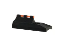 Williams Fire Sight Front Sight Ramp .445" Height Fits .875" Barrel Diameter Aluminum Black Fiber Optic Red