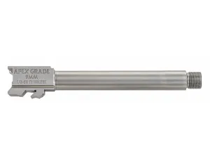 Apex Tactical Threaded Barrel S&W M&P 9mm Luger 4.75" 1 in 10" Twist 1/2"-28 Thread Stainless Steel