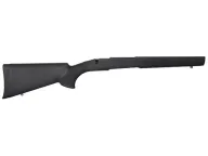 Hogue Rubber OverMolded Rifle Stock Savage 10, 12, 14, 16 Short Action Detachable Magazine Varmint Contour Pillar Bed Synthetic Black