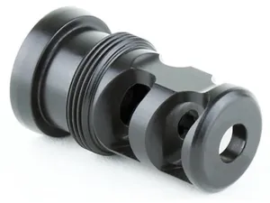 Griffin Armament 2-Port Muzzle Brake 5/8"-24 Thread 6.5mm Stainless Steel Nitride