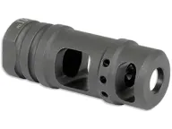 Midwest Industries Two-Chamber Muzzle Brake 7.62mm 5/8"-24 Thread Steel Black