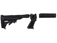 Choate Adjustable Side Folding Stock Remington 870 12 Gauge Steel and Composite Black