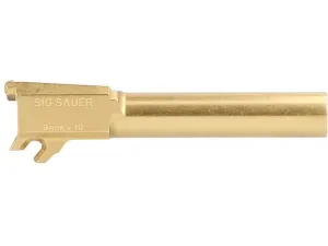 Sig Sauer Barrel P365XL 9mm Luger 3.7" Gold with Loaded Chamber Indicator
