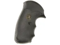Pachmayr Gripper Grips with Finger Grooves S&W J-Frame Square Butt Rubber Black