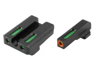 TRUGLO TFX Pro Sight Set Sig Sauer #6/#8 Tritium / Fiber Optic Green with Orange Front Dot Outline