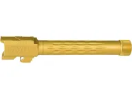 Faxon Match Series Barrel Glock 17 9mm Luger 1 in 10" Twist Flame Fluted 1/2"-28 Thread Stainless Steel