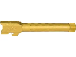 Faxon Match Series Barrel Glock 17 9mm Luger 1 in 10" Twist Flame Fluted 1/2"-28 Thread Stainless Steel
