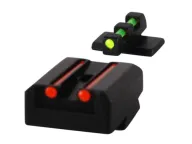 Williams Fire Sight Set 1911 Taurus Aluminum Black Fiber Optic Green Front, Red Rear