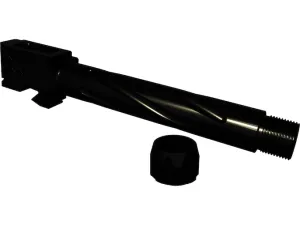 Midwest Industries Gen 2 Free Float 2-Piece Handguard Quad Rail AR-15 Extended Carbine Length Aluminum Black