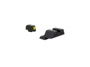 Trijicon HD XR Night Sight Set Sig Sauer 40 S&W, 45 ACP Steel Matte 3-Dot Tritium Green