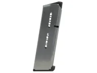 Wilson Combat Magazine 47 Series with Low Profile Steel Base Pad 1911 Government, Commander 45 ACP 7-Round Stainless Steel