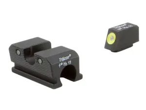 Trijicon HD Night Sight Set Walther P99, PPQ Steel Matte 3-Dot Tritium Green with Front Dot Outline