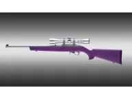 Hogue Rubber OverMolded Rifle Stock Ruger 10/22 .920" Barrel Channel Synthetic Purple
