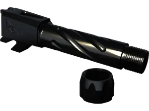 Rival Arms Barrel S&W M&P 9 Shield 9mm Luger 1/2"-28 Thread Spiral Fluted Stainless Steel