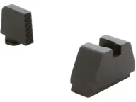Ameriglo Optic Compatible 4XL Tall Sight Set Glock MOS Black Serrated .385" Front, Black .480" Rear