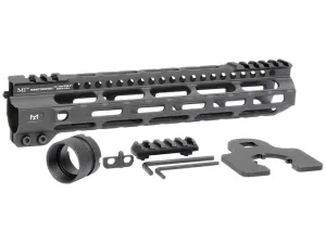 Midwest Industries Combat Rail Light Weight Free Float M-LOK Handguard AR-15 Aluminum Black