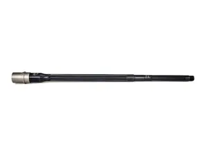 Faxon Match Series Barrel LR-308 308 Winchester 1 in 10" Twist Heavy Contour Fluted 5R Rifling Stainless Steel Nitride with Nickel Teflon Extension