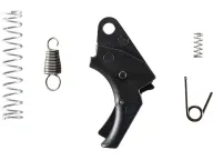 Hogue Fancy Hardwood Conversion Grips with Accent Stripe, Finger Grooves and Contrasting Butt Cap S&W K, L-Frame Round to Square Butt Oversize