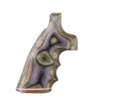 Hogue Fancy Hardwood Grips with Accent Stripe, Finger Grooves and Contrasting Butt Cap Taurus Small Frame
