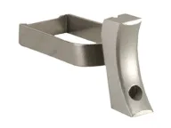 Cylinder & Slide Short Solid Trigger 1911 Aluminum Silver