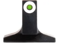 Novak Suppressor Front Night Sight 1911 Novak Cut .075" Depth .280" Height Steel Black with Green Tritium Dot