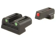 TRUGLO Fiber Optic Sight Set Sig Sauer #8 Front #8 Rear Steel Fiber Optic Red Front, Green Rear