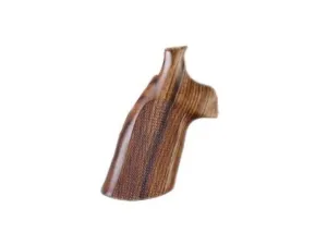 Hogue Fancy Hardwood Conversion Grips S&W K, L-Frame Round to Square Butt Checkered