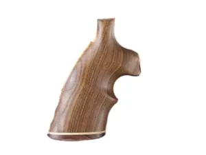 Hogue Fancy Hardwood Grips with Accent Stripe and Top Finger Groove Colt Anaconda, King Cobra