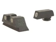 Meprolight Tru-Dot Sight Set Glock 20, 21, 29, 30, 36 Steel Blue Tritium Green Front