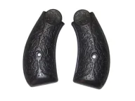 Vintage Gun Grips S&W Double Action Early-Style Floral Pattern Polymer Black