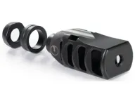 Ultradyne Pegasus Tanker Compensator Muzzle Brake with Timing Nut 6.5mm 5/8"-24 Thread Stainless Steel Nitride