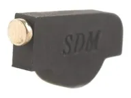 SDM Front Sight S&W Revolvers with Pinned Front Sight .250" Height .125" Width Steel Blue Gold Bead