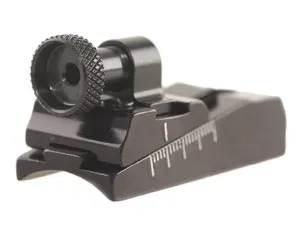 Williams WGRS-H&R Guide Receiver Peep Sight H&R 158, 258 Topper Single Shot Rifles, Ruger Mark II Aluminum Black
