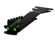 HIVIZ Rear Sight for Vent Rib Mossberg, Remington SP-10, Winchester Fiber Optic Green