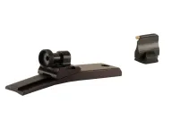 Williams WGRS-RU22 Guide Receiver Peep Sight Set Ruger 10/22 with Front Sight 570M 1/16" Gold Bead Aluminum Black