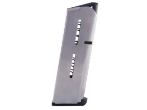 Wilson Combat Magazine 47 Series with Low Profile Steel Base Pad 1911 Compact 45 ACP 6-Round Stainless Steel