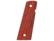 Hogue Grips 1911 Government, Commander with Extended Magazine Well Checkered Cocobolo