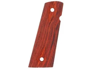 Hogue Grips 1911 Government, Commander with Extended Magazine Well Checkered Cocobolo