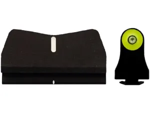 XS DXW2 Suppressor Height Night Sight Set Glock 17, 19, 22, 23, 24, 26, 27, 31, 32, 33, 34, 35, 36, 38 Big Dot Tritium Front, White Stripe Rear