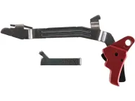 Glock Factory Square Rear Sight 6.9mm .271" Height Polymer Black White Outline