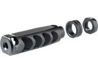 Ultradyne Apollo Max Compensator Muzzle Brake with Timing Nut 7.62mm 5/8"-24 Stainless Steel Nitride