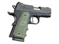 Hogue Wraparound Rubber Grips with Finger Grooves 1911 Officer